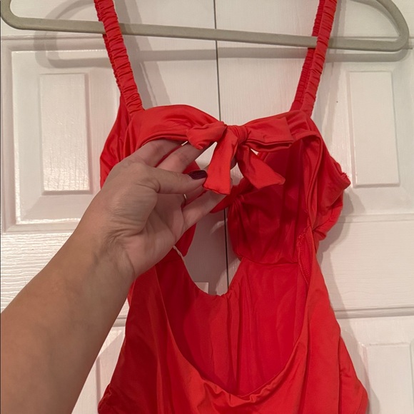 Vitamin A Red One-Piece Swimsuit - Picture 5 of 8